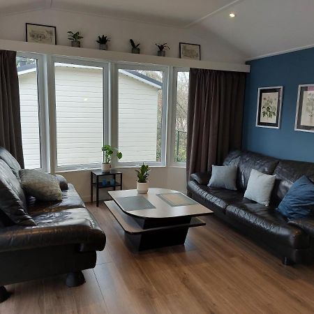 Modern En Chic Chalet Tot 4 Personen Op De Veluwe Recreatiepark De Oude Driest Putten Exterior photo